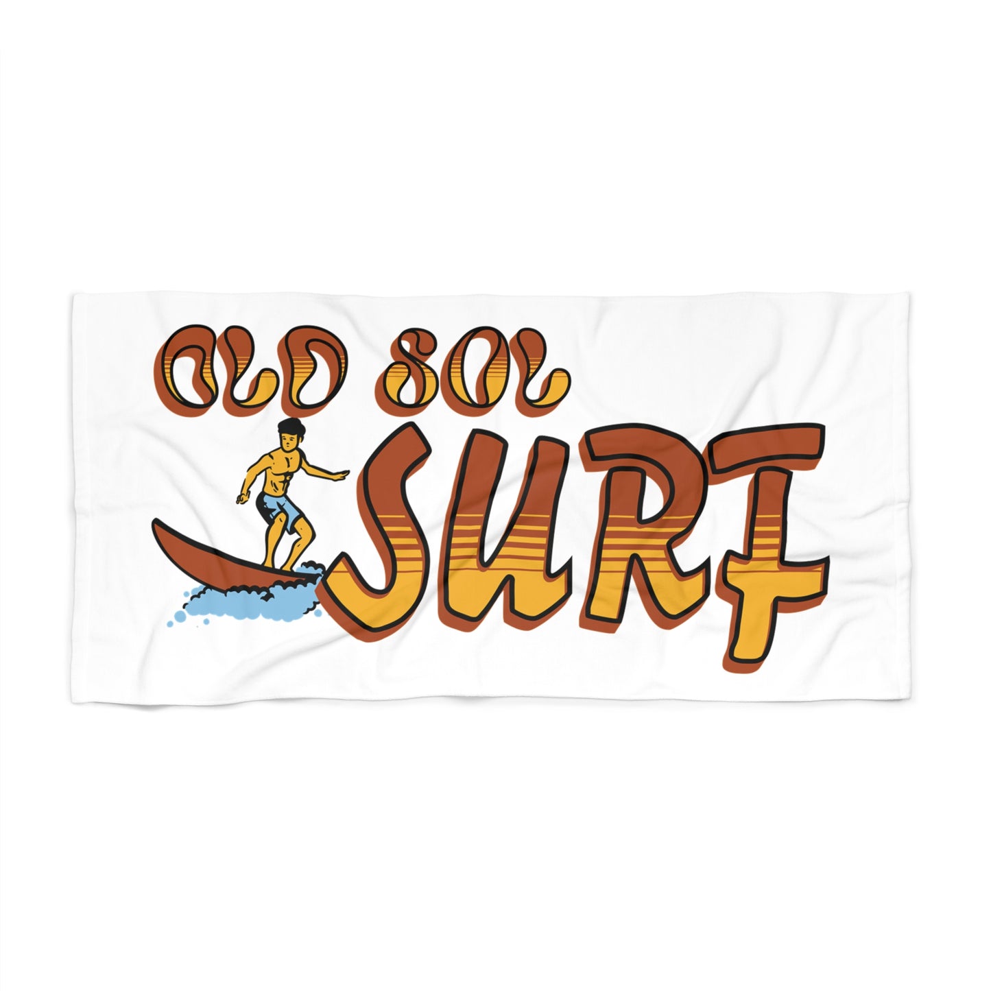 Old Sol Logo Beach Towel