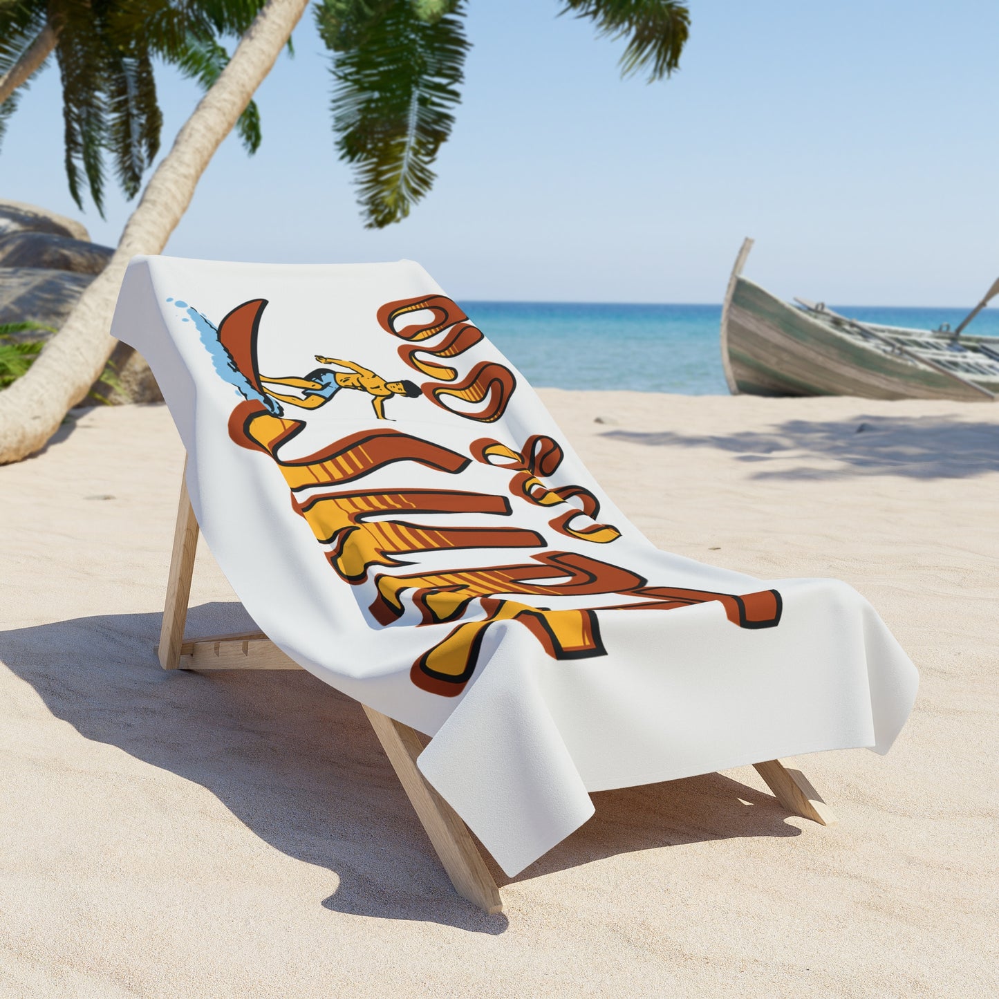 Old Sol Logo Beach Towel